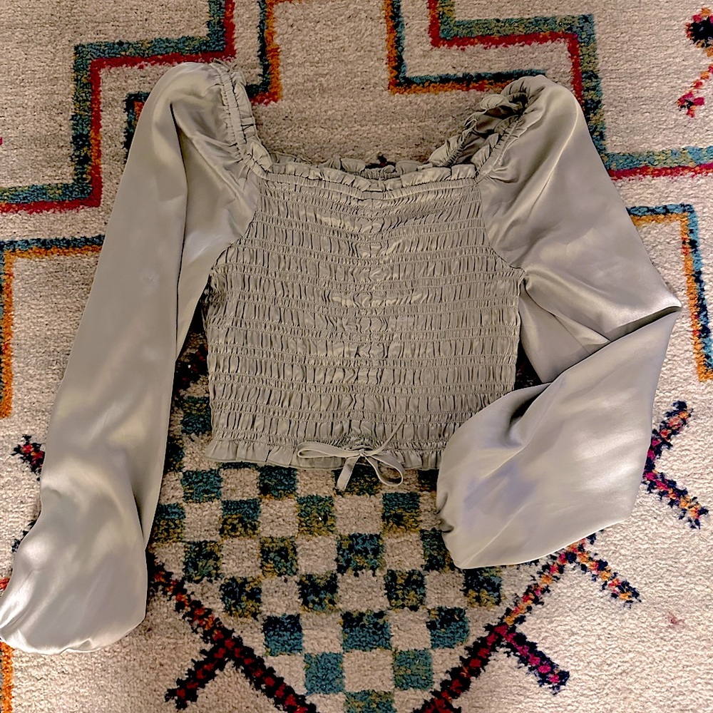 Babydoll ruffle top